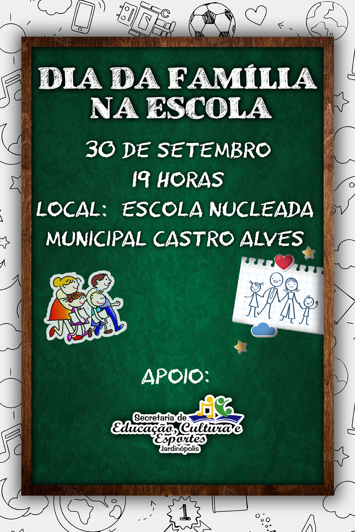 Dia Da Família Na Escola Acontece Nesta Sexta Feira MunicÍpio De Jardinópolis 6437